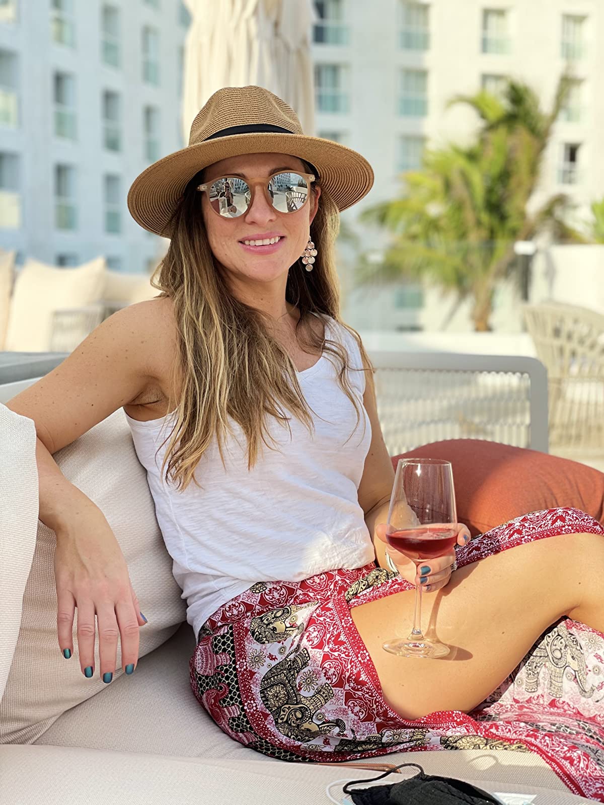 Wide Brim Straw Panama Hat