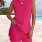 Summer Sleeveless Sweater Lounge Sets