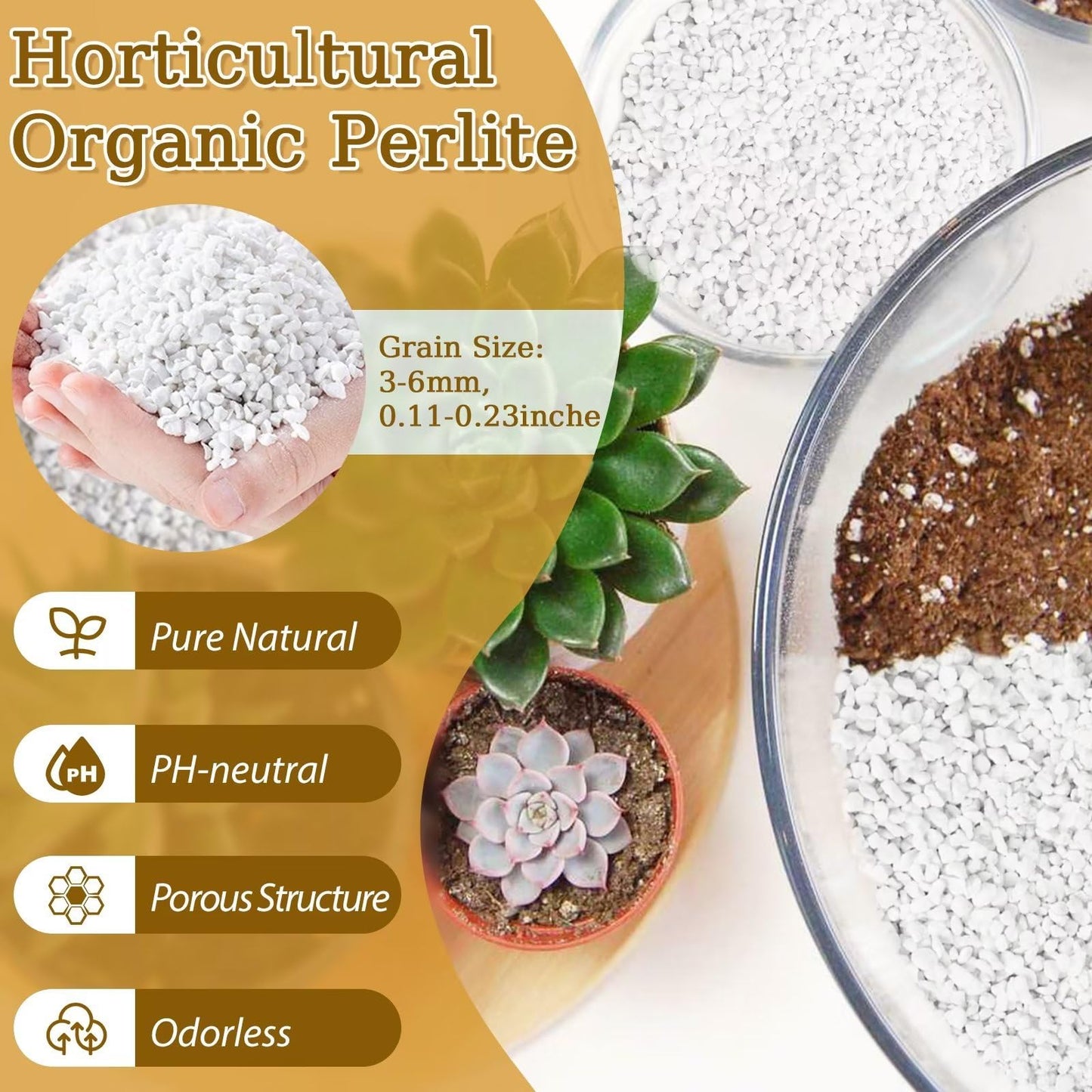 Organic Perlite | Horticultural Natural Chunky