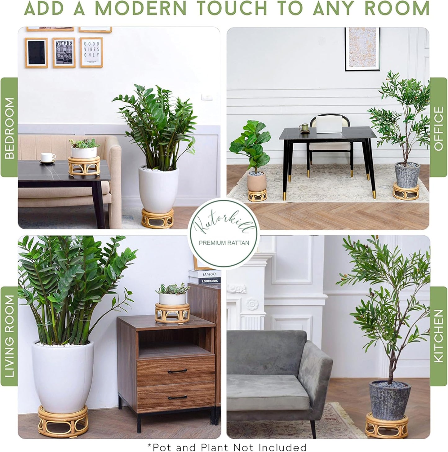 Rattan Wicker Risers L/XL