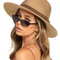 Wide Brim Straw Panama Hat