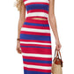 Summer Tank Top & Midi Skirt Set