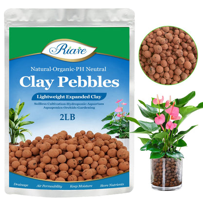 Organic Expanded Clay Pebbles for Plants | Leca