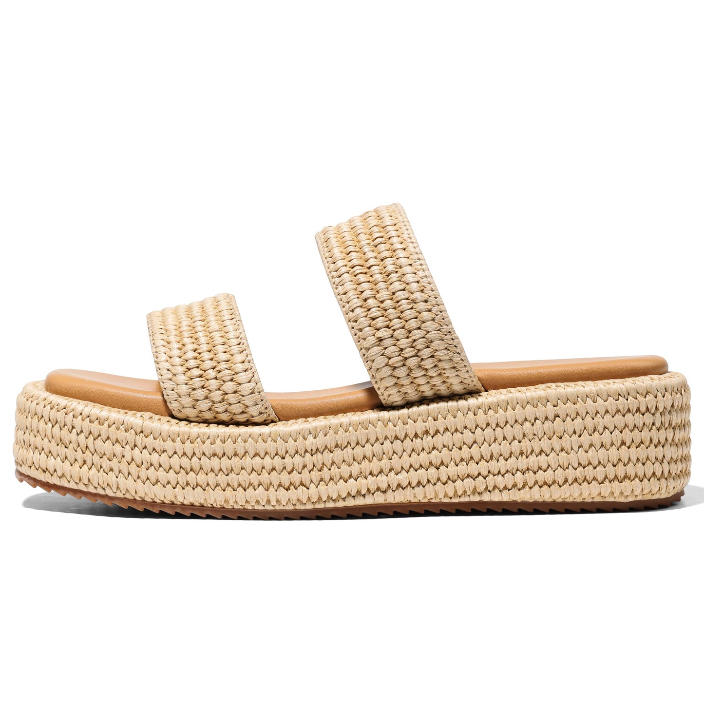 Raffia Platform Sandals