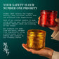 Hidden Label Wood Wick Decorative Candles