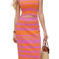 Summer Tank Top & Midi Skirt Set