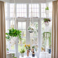 3 PCS Macrame Plant Hanger Indoor Hanging Planter Basket with Wood Beads Plants Holder Decorative Flower Pot Holder (POTS NOT Included) (Ivory White)