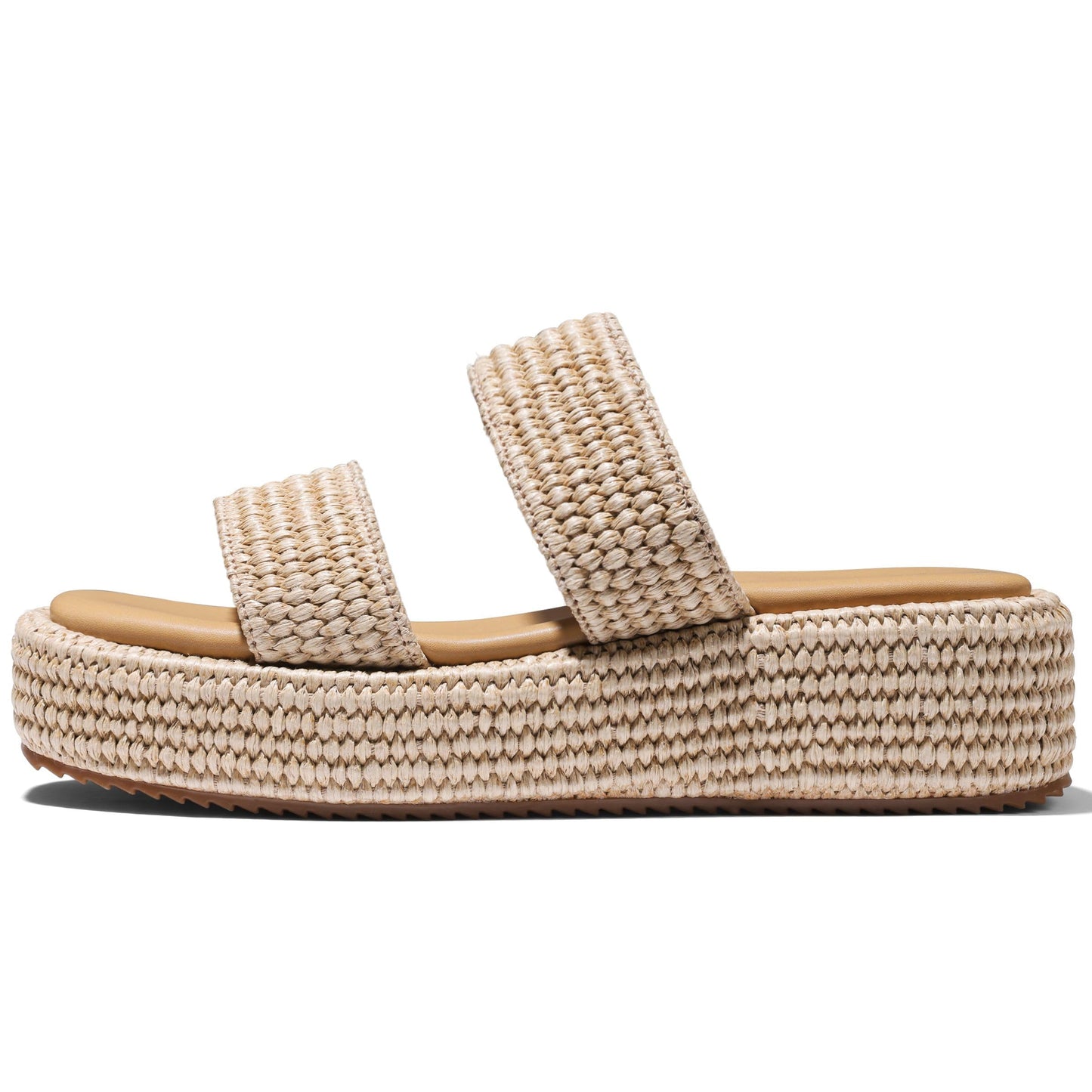Raffia Platform Sandals