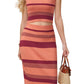 Summer Tank Top & Midi Skirt Set