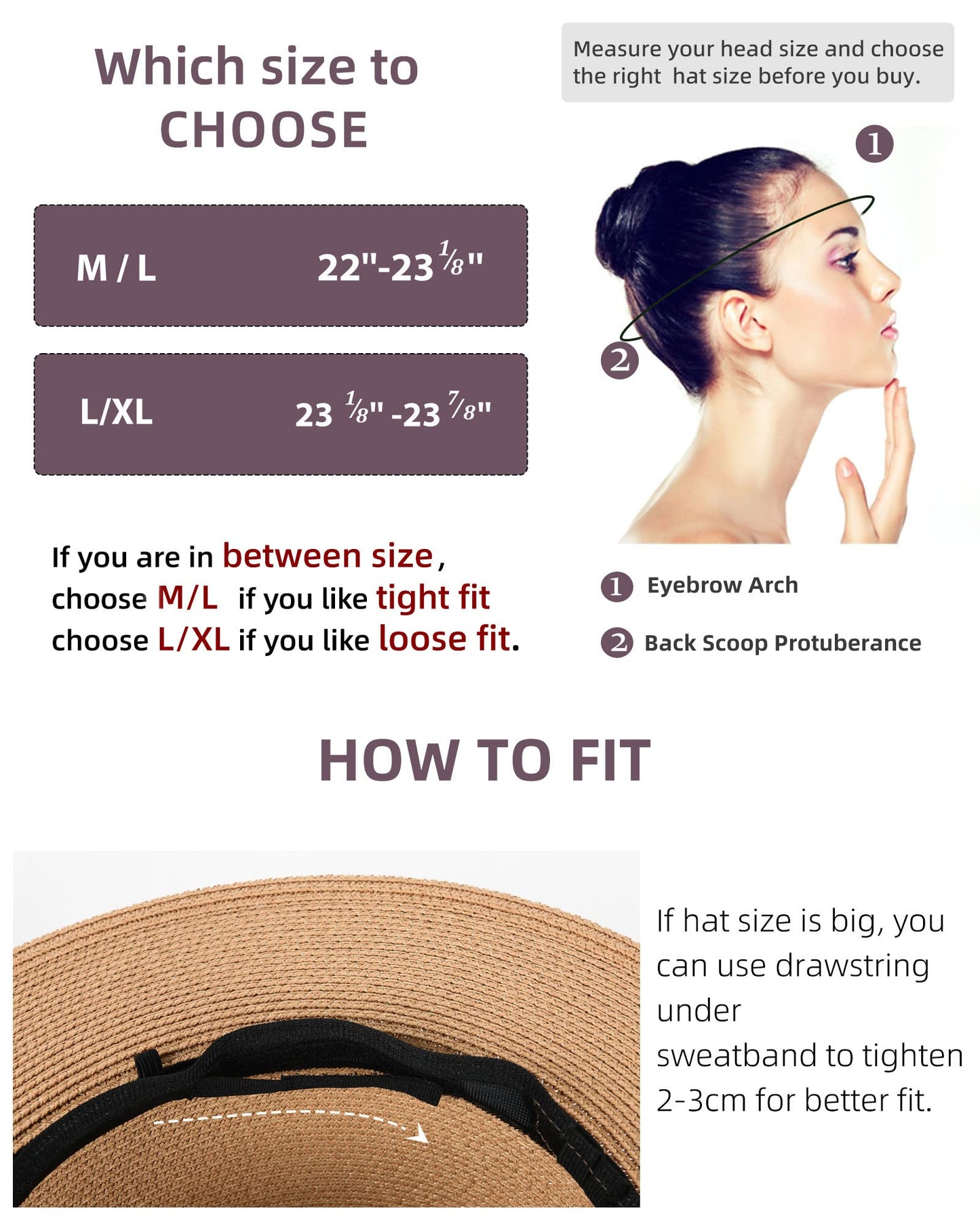 Wide Brim Straw Panama Hat