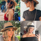 Wide Brim Straw Panama Hat