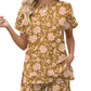 LOMON Womens Fashion 2 Piece Outfits Sweatsuits 2025 Summer Short Sleeve Loungewear Tracksuit Round Neck Lounge Shorts Sets