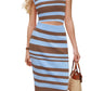 Summer Tank Top & Midi Skirt Set