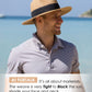 Wide Brim Straw Panama Hat
