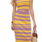 Summer Tank Top & Midi Skirt Set