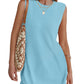 Summer Sleeveless Sweater Lounge Sets