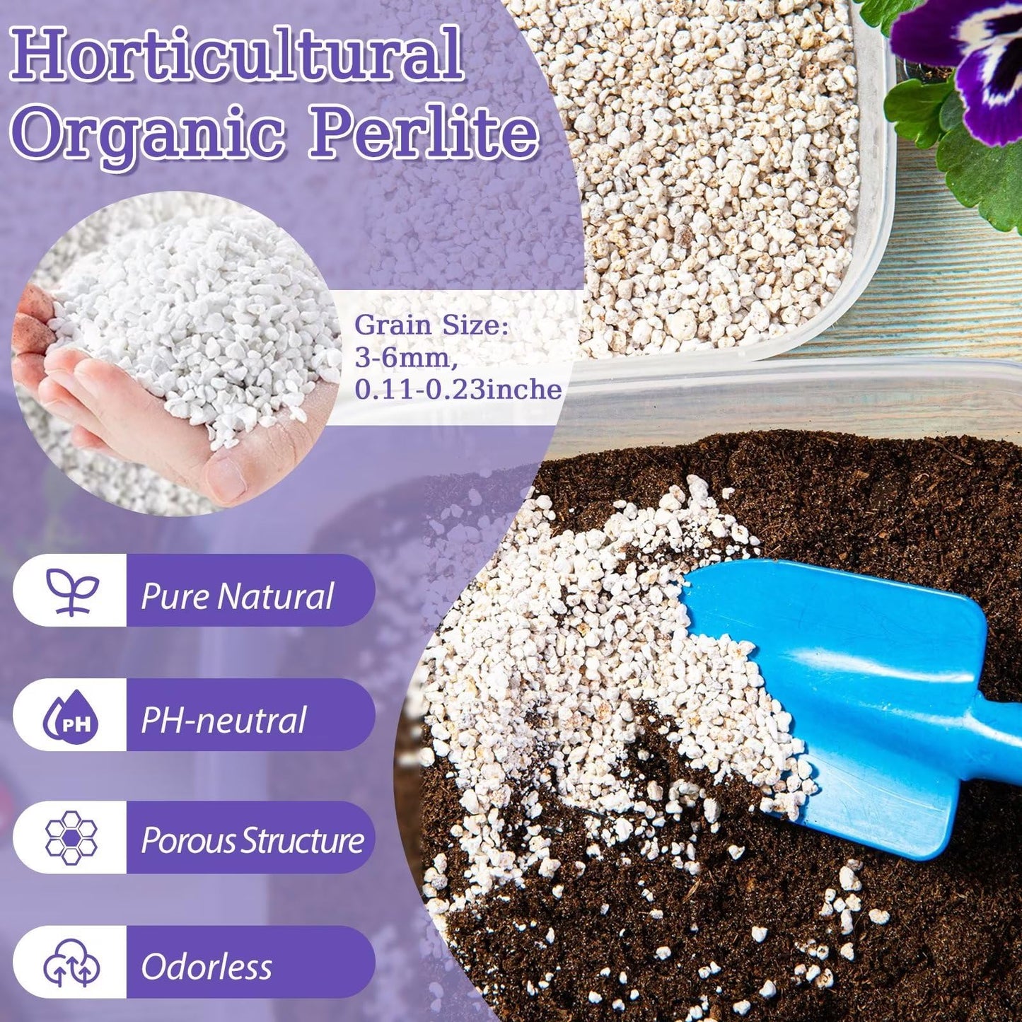 Organic Perlite | Horticultural Natural Chunky