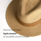 Wide Brim Straw Panama Hat