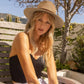 Wide Brim Straw Panama Hat