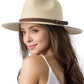 Wide Brim Straw Panama Hat