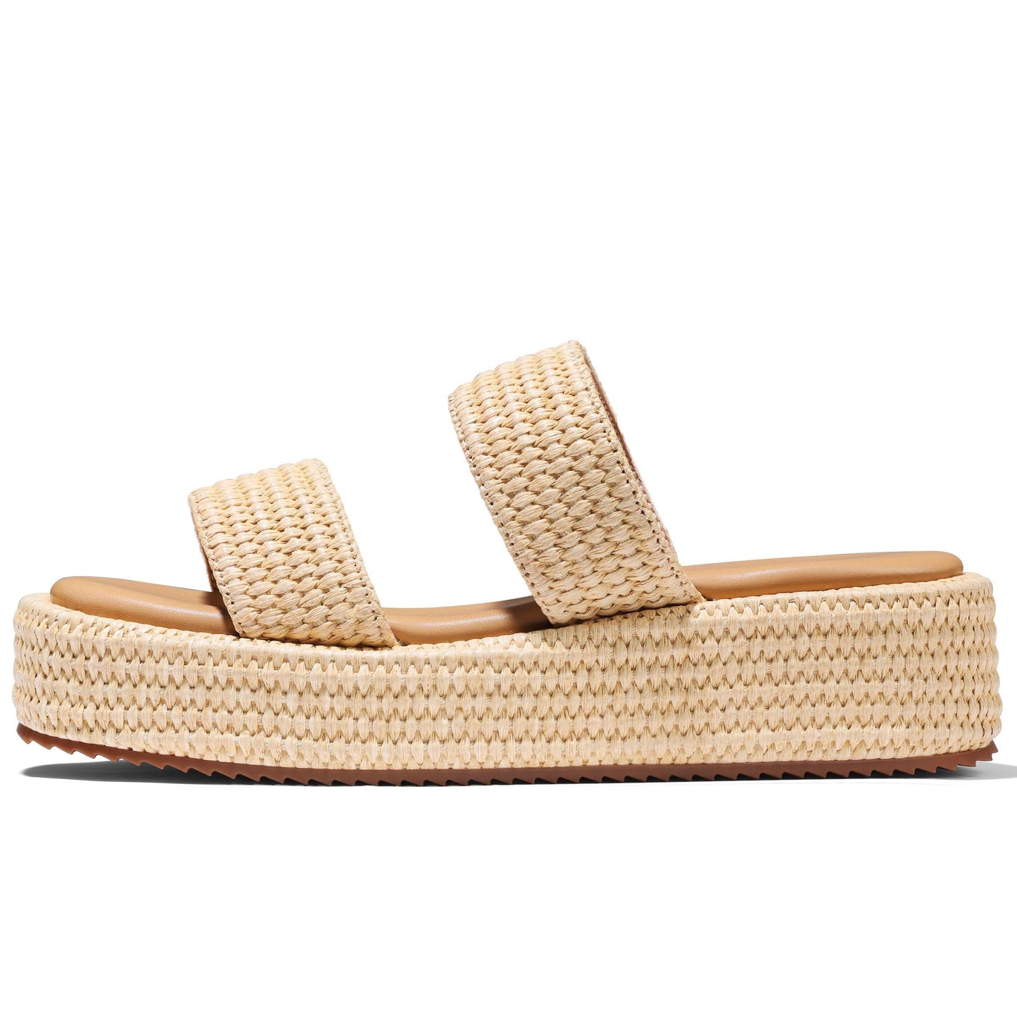 Raffia Platform Sandals