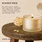 Hidden Label Wood Wick Decorative Candles