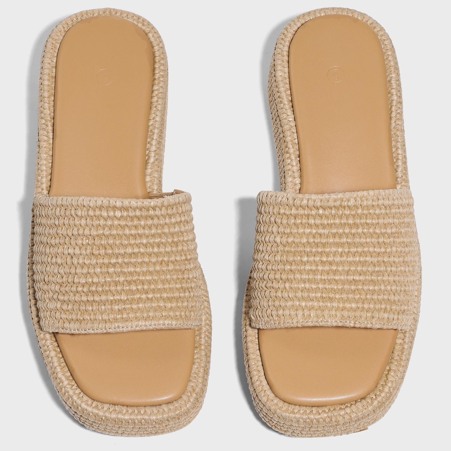 Raffia Platform Sandals