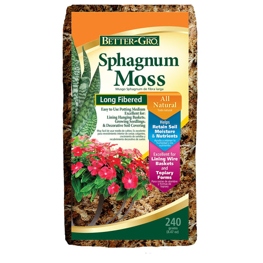 Better-Gro Sphagnum Moss - 100% Natural