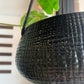 Black Hanging Planter