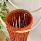 Rust Macrame Plant Hanger