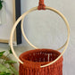 Rust Macrame Plant Hanger