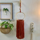 Rust Macrame Plant Hanger