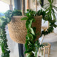 Natural Weave Hanging Basket