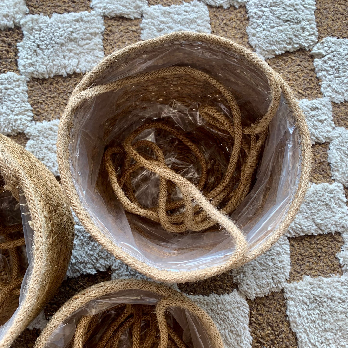Natural Weave Hanging Basket