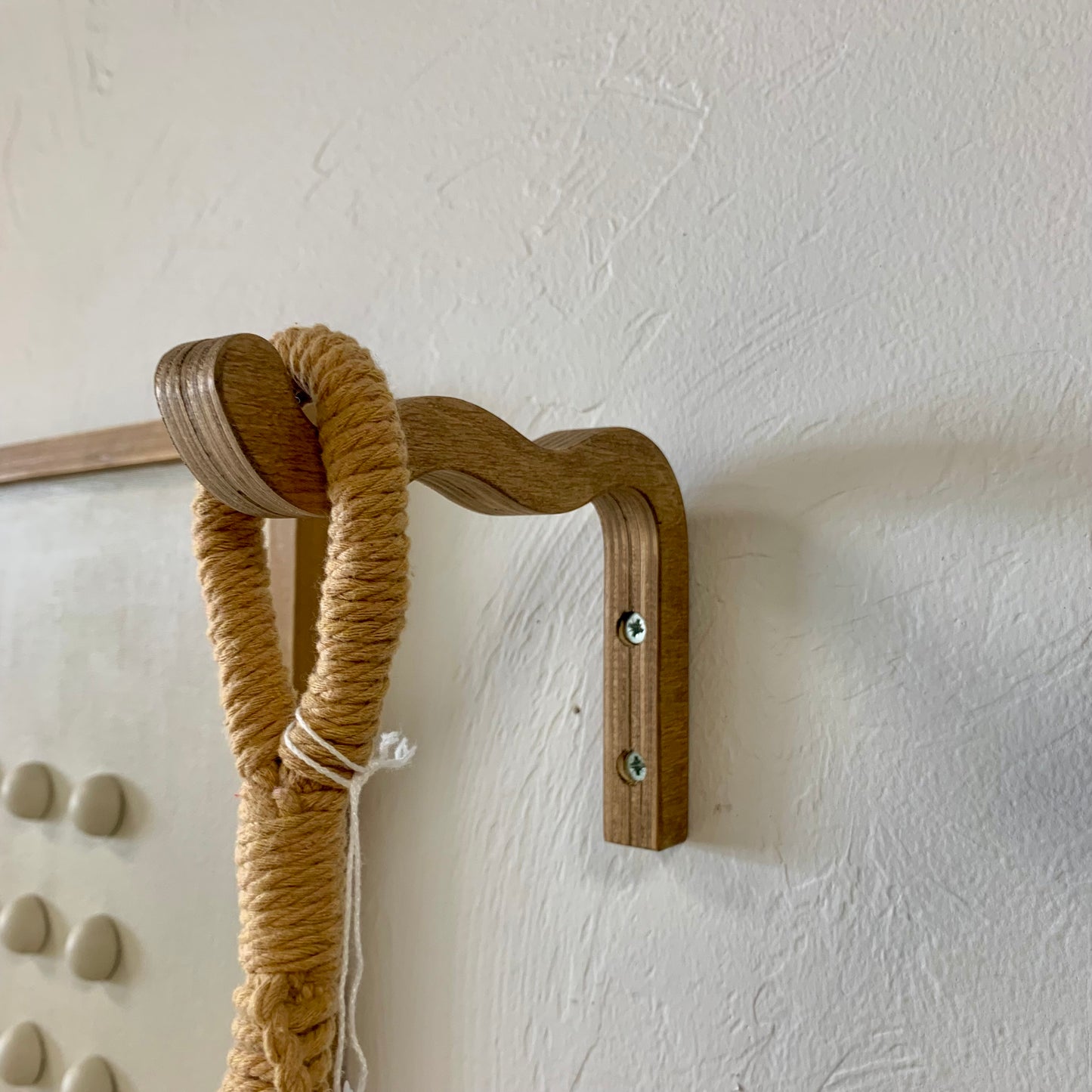 Wavy Wood Wall Hook