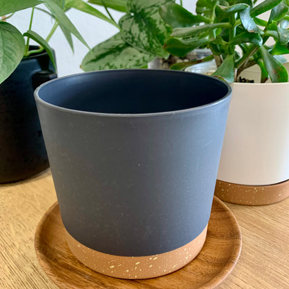 Plastic Pot with Drainage Tray