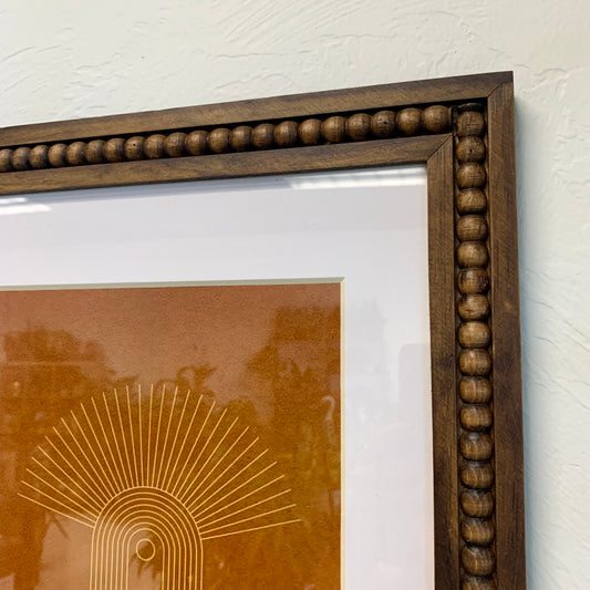 Boho Wood Frame Artwork