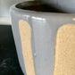 Striped Stoneware Planter
