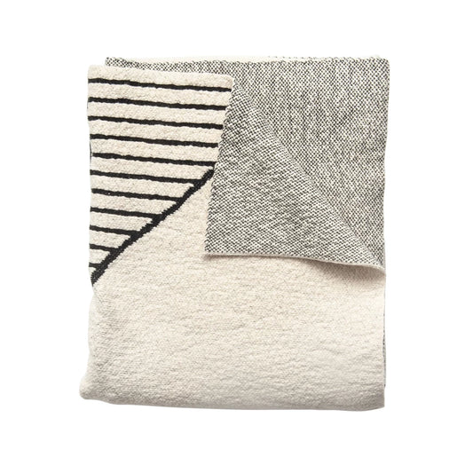 Modern Knit Throw Blanket