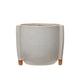 Stoneware Footed Pot