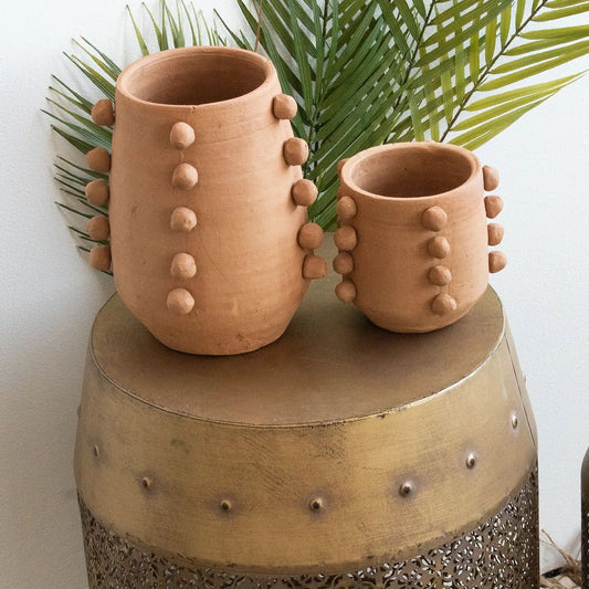 Beaded Terracotta Planter